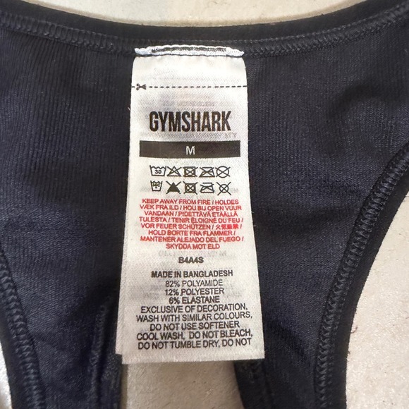 Gymshark Womens B4A4S Animal Print Lace Up Back Sports Bra Top Grey Medium - Picture 2 of 5